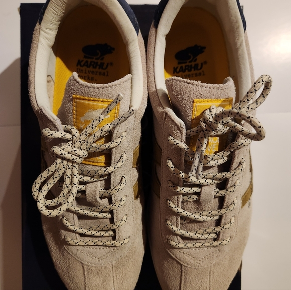 Karhu TRAMPAS Rainy Day Gray Fennel Seed Green F809039 Universal Works NIB - Picture 5 of 9